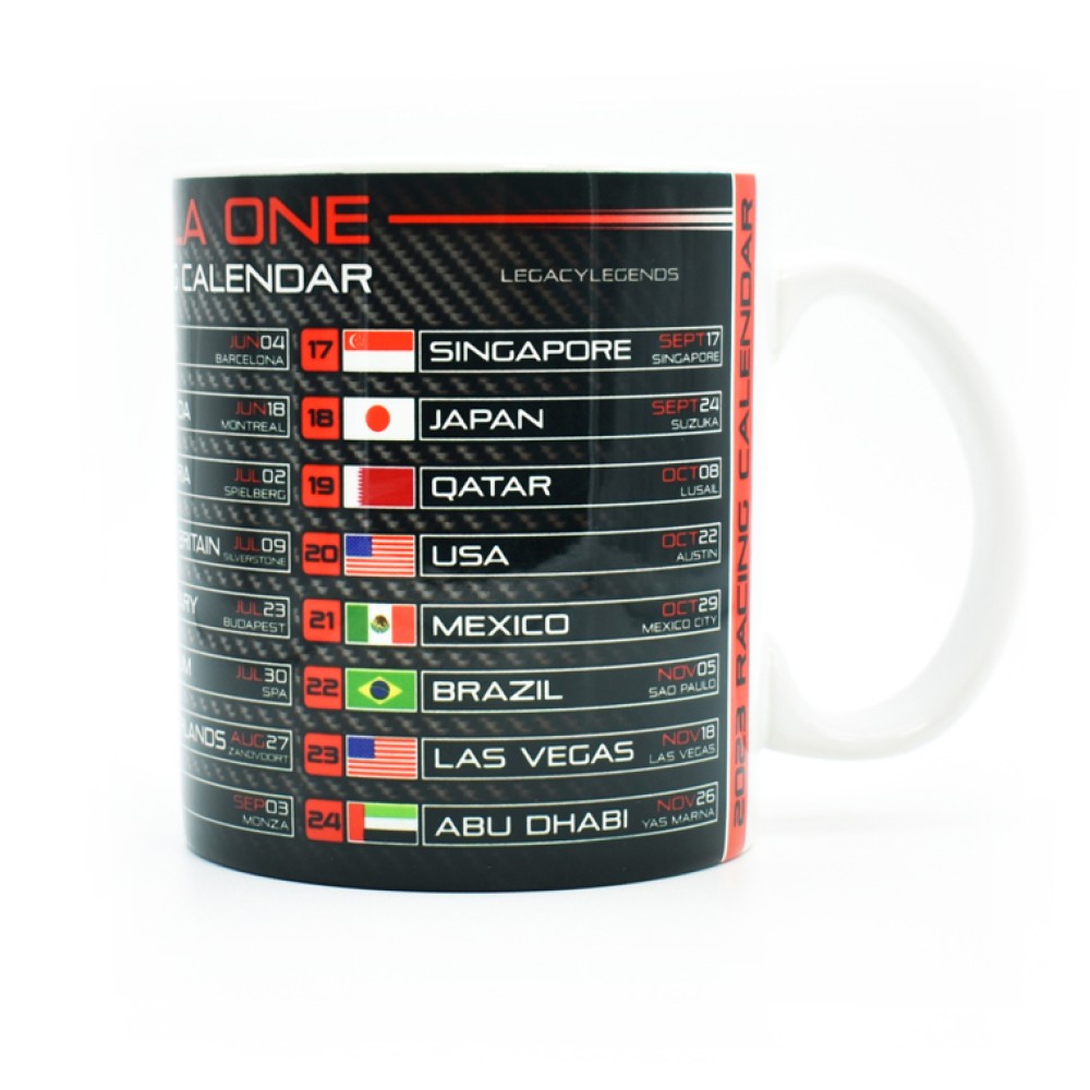 Formula 1 2024 Calendar Mug